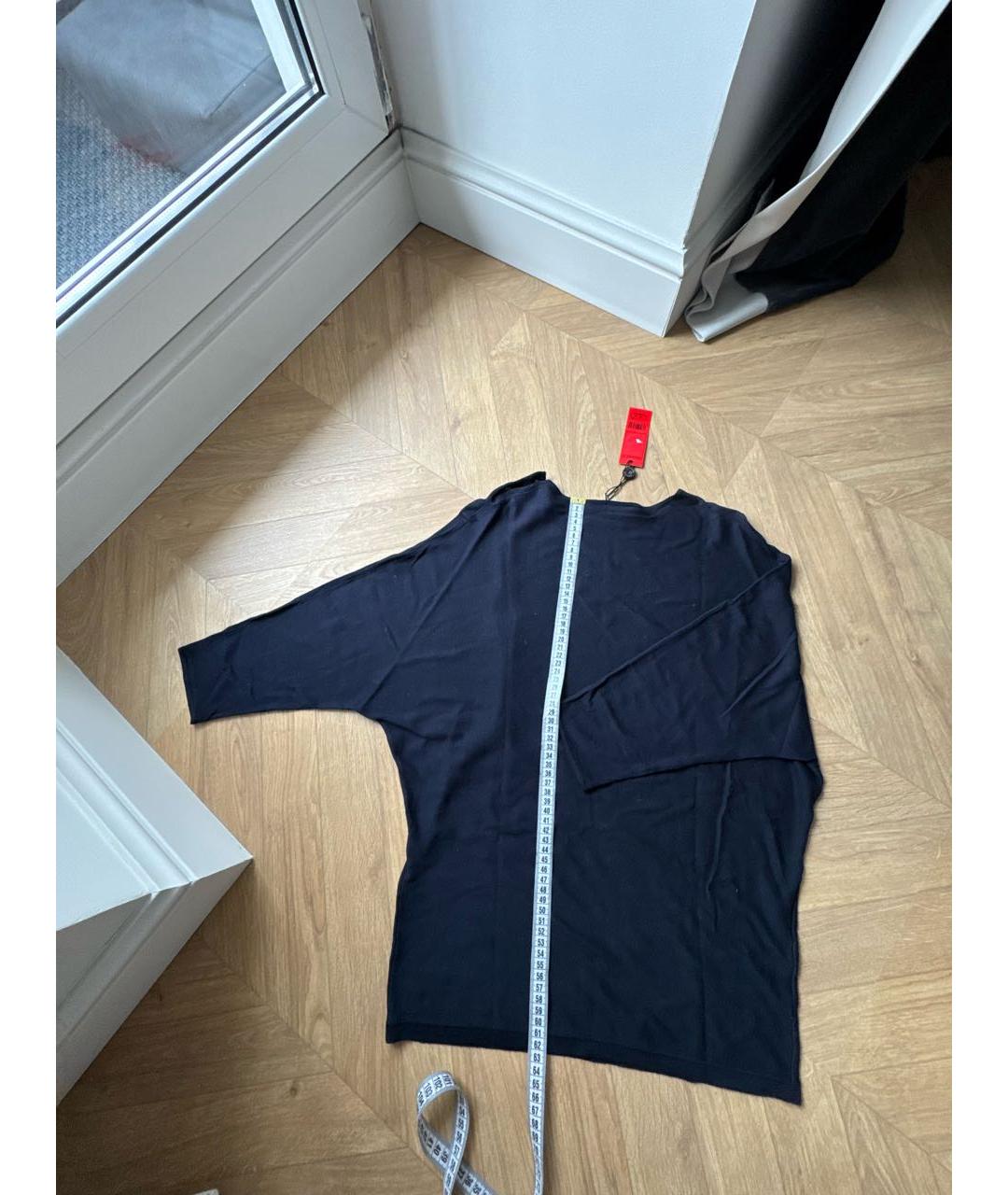 CAROLINA HERRERA Синий шелковый джемпер / свитер, фото 2