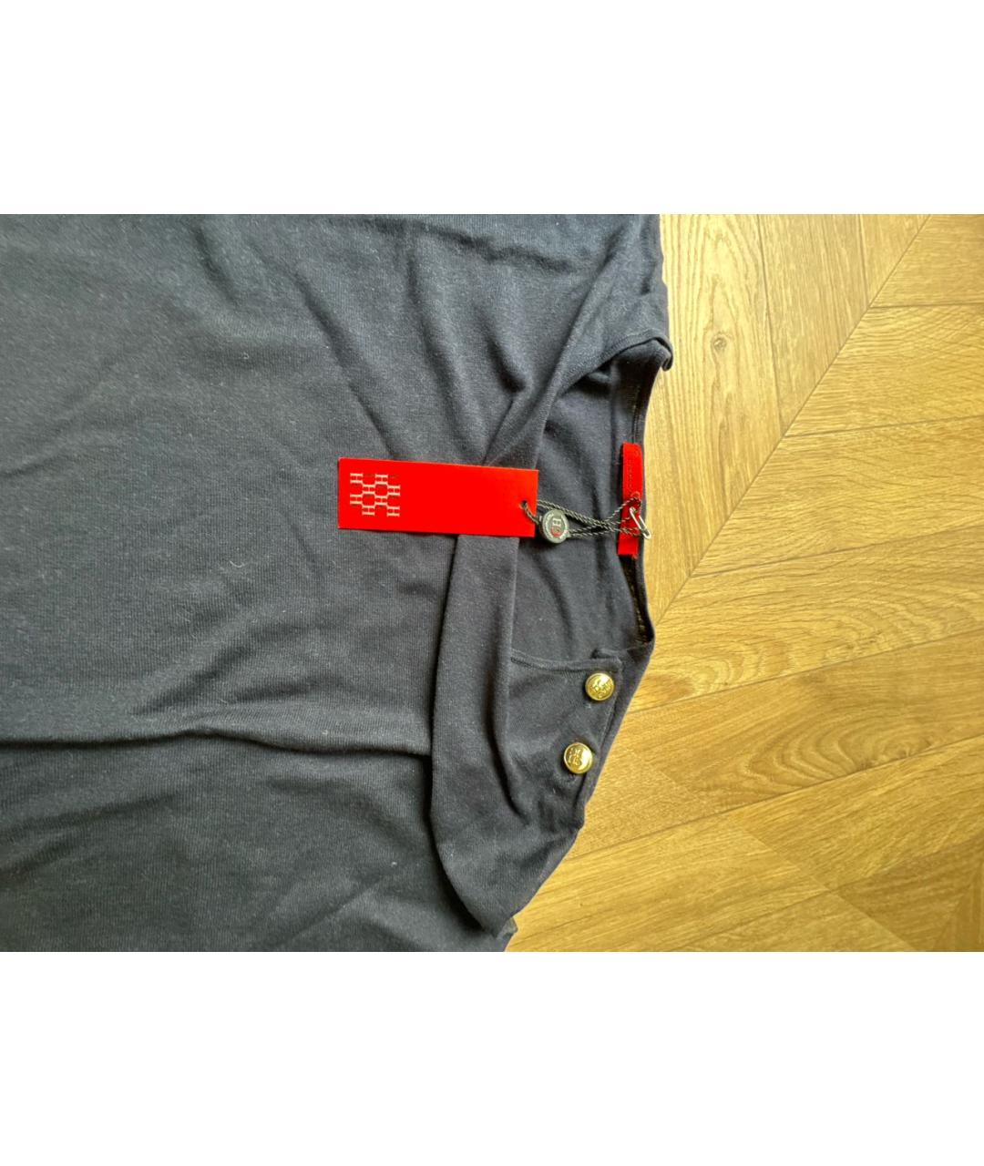 CAROLINA HERRERA Синий шелковый джемпер / свитер, фото 3