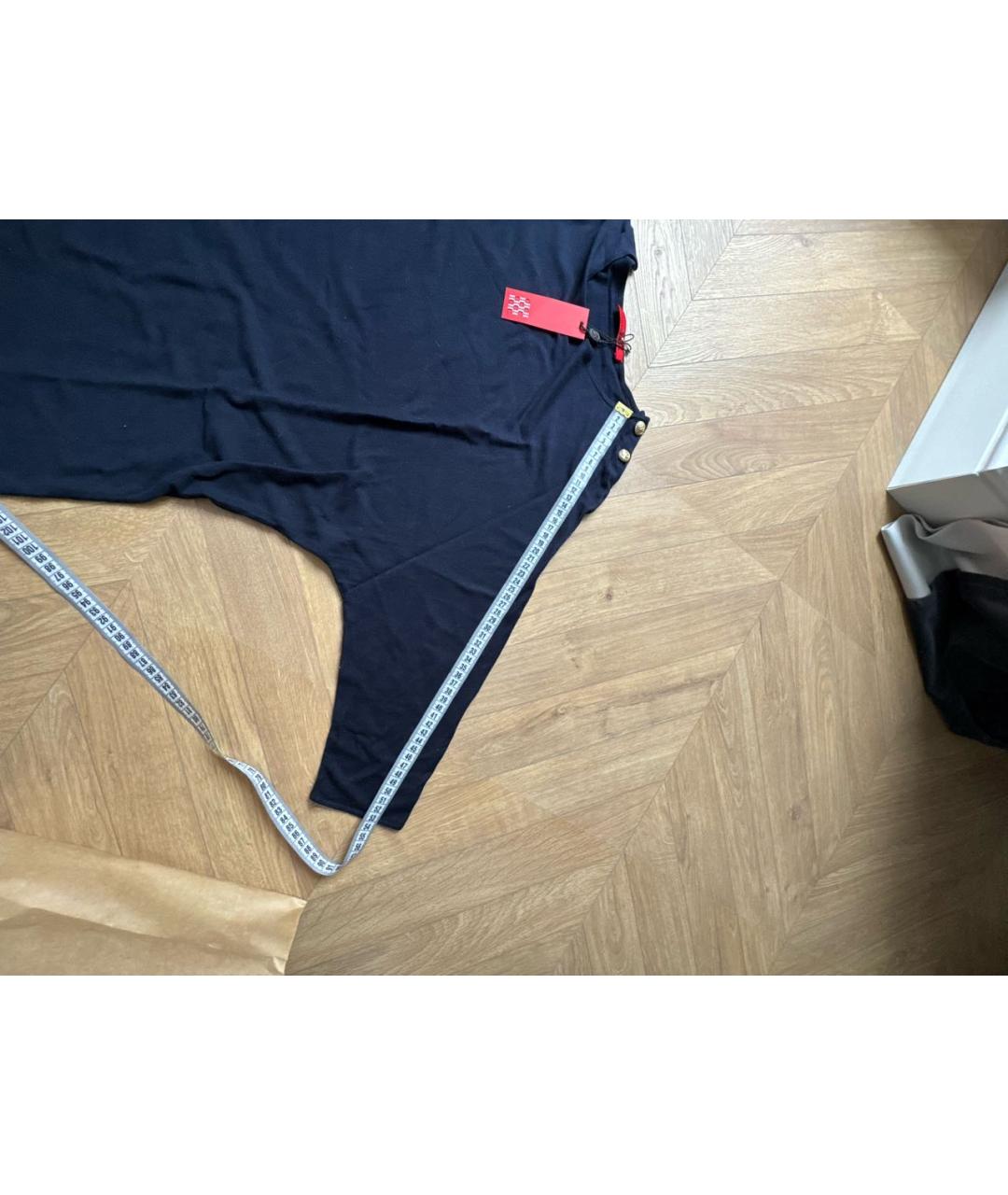 CAROLINA HERRERA Синий шелковый джемпер / свитер, фото 4