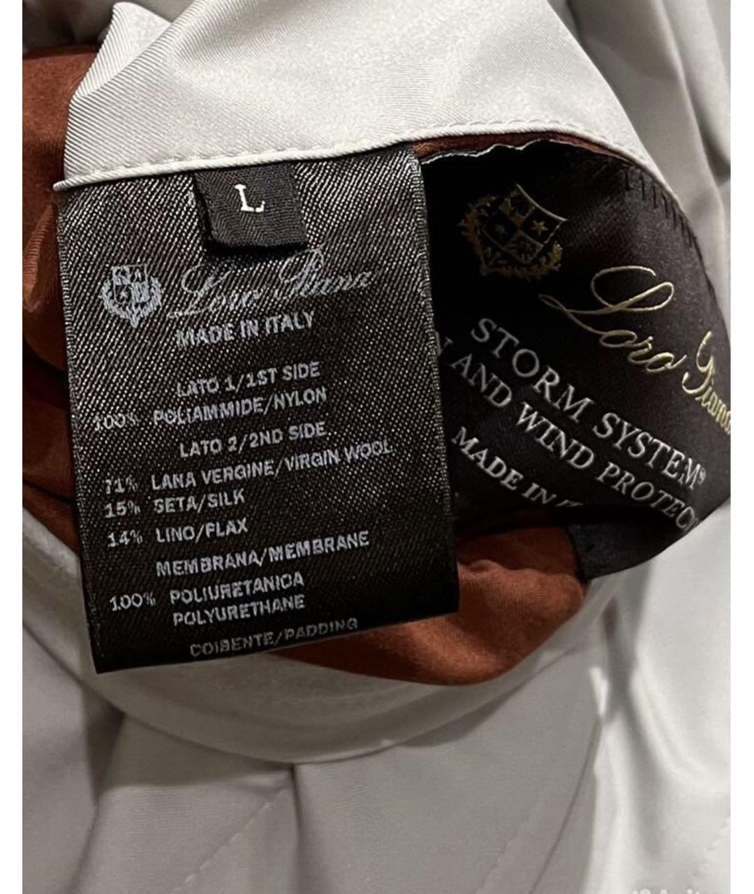 LORO PIANA Серый шерстяной жилет, фото 7