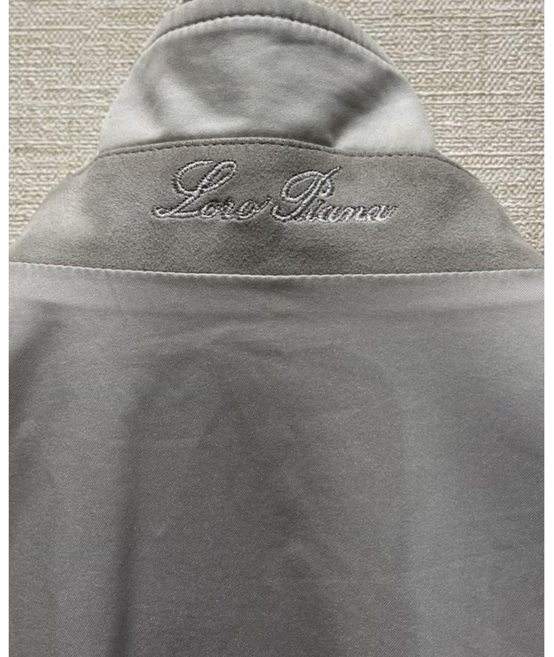 LORO PIANA Серый шерстяной жилет, фото 4