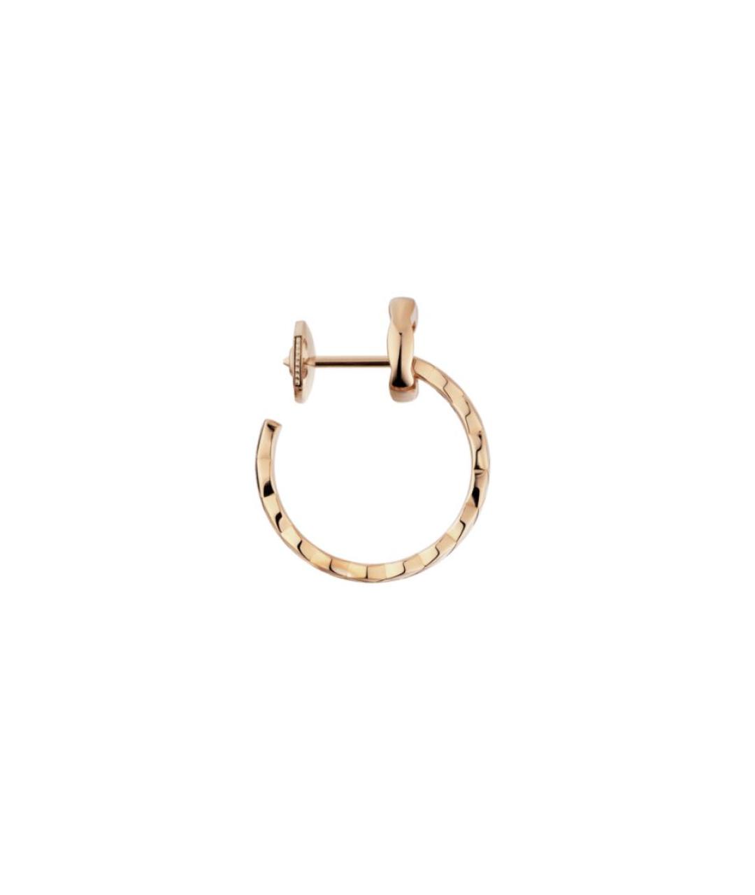 CHANEL Бежевые серьги из розового золота, фото 2