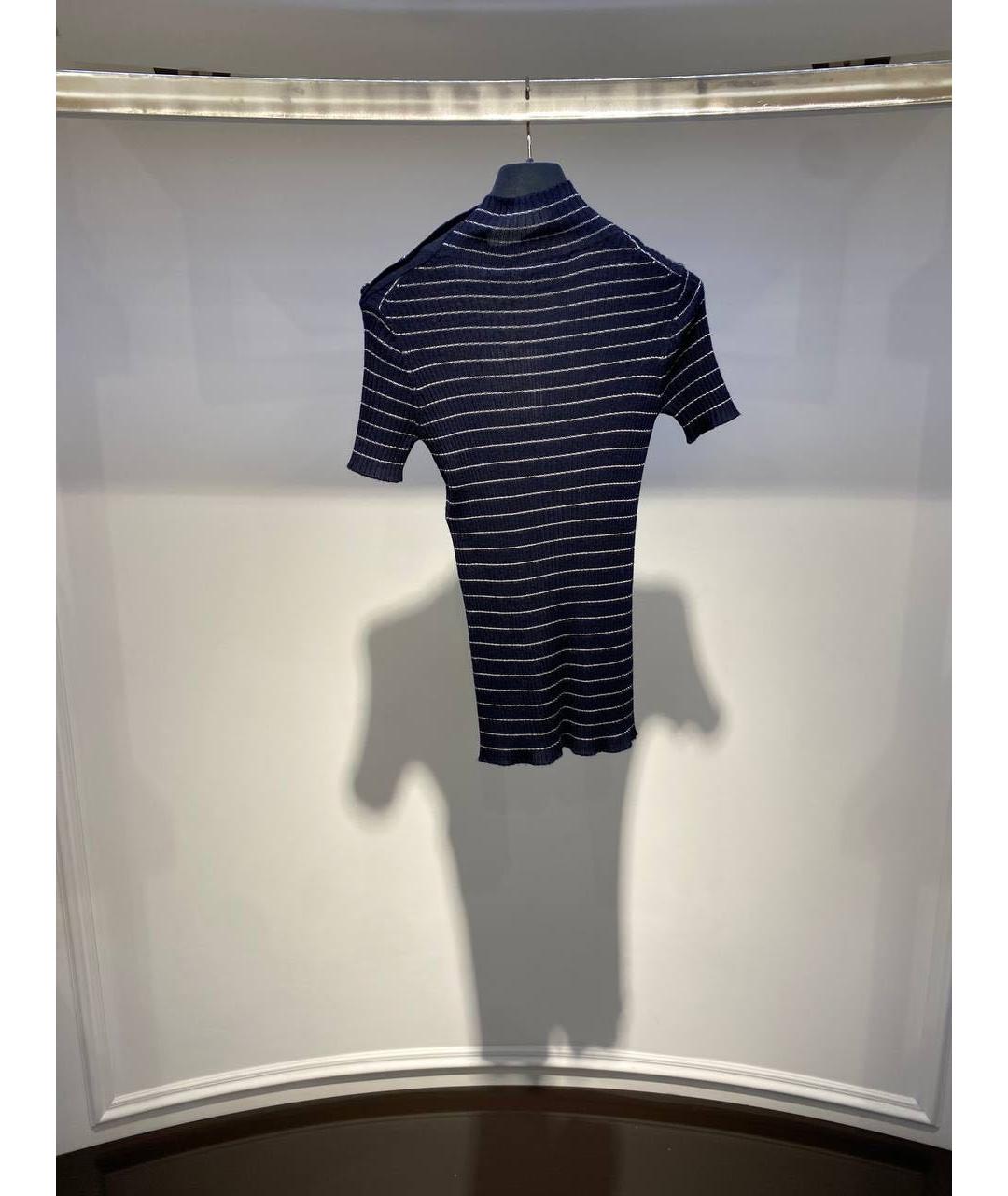 CHRISTIAN DIOR Темно-синяя водолазка, фото 3