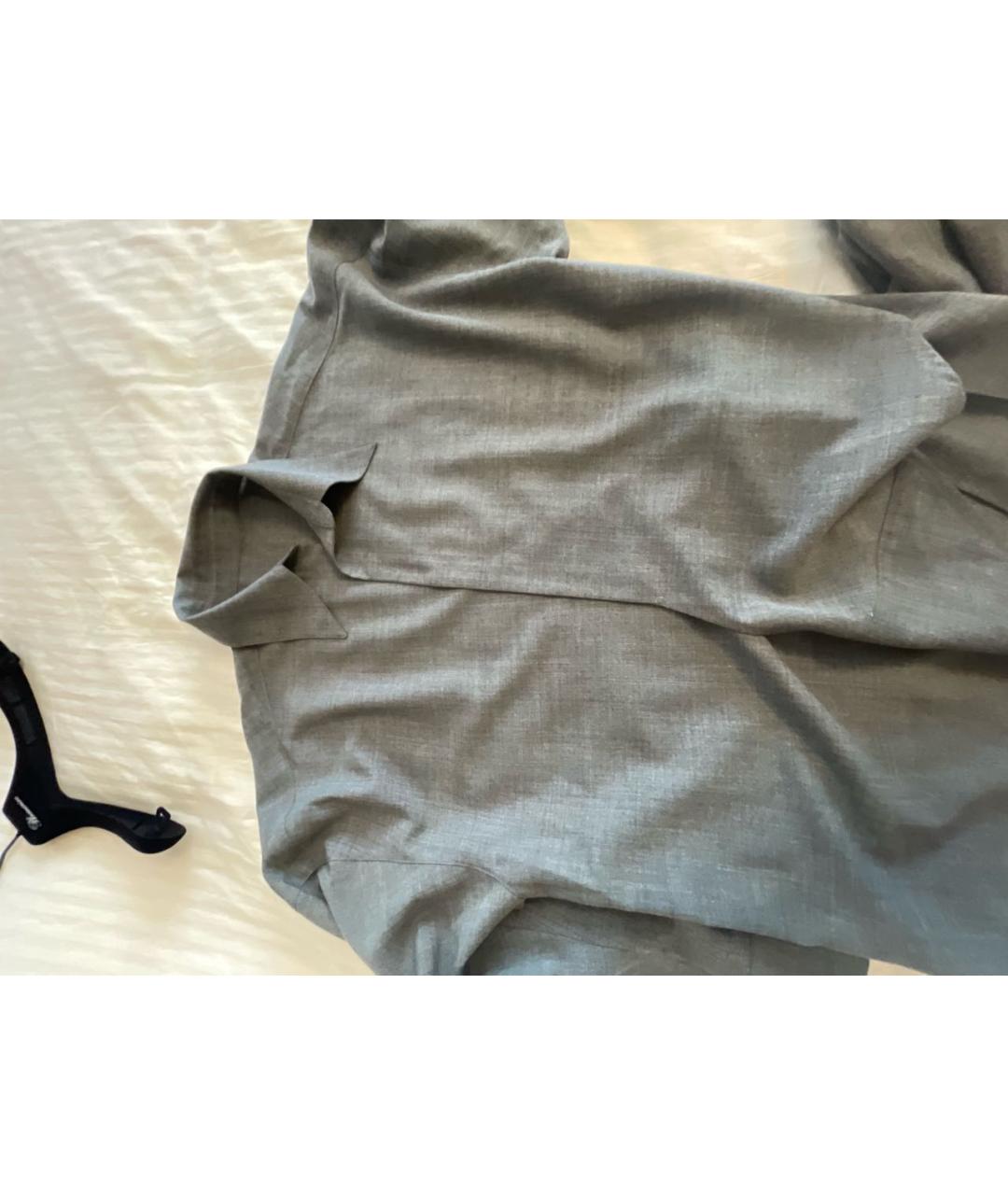 ROHE Серый полиэстеровый костюм с брюками, фото 4