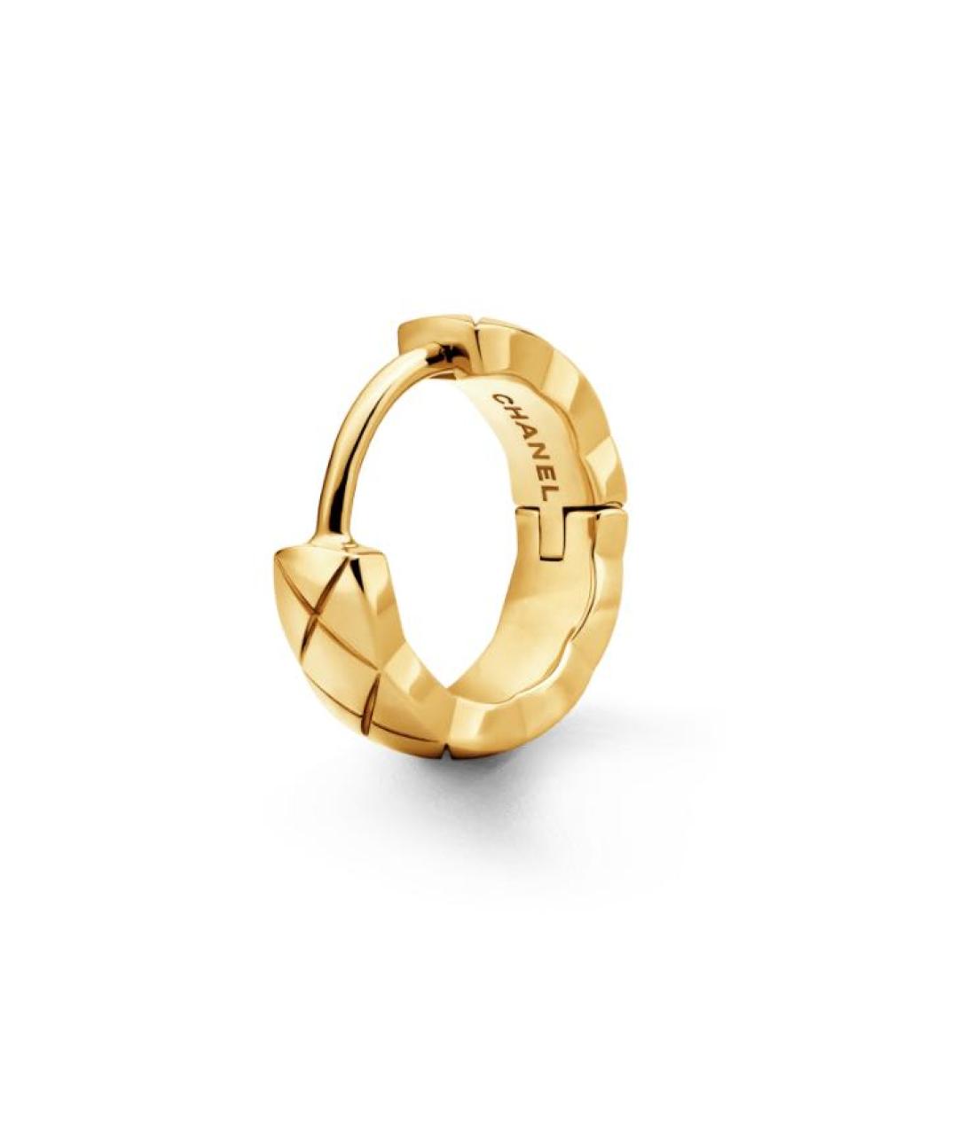 CHANEL Желтые серьги из желтого золота, фото 2