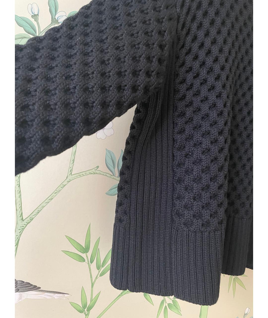 DRIES VAN NOTEN Черный шерстяной джемпер / свитер, фото 4