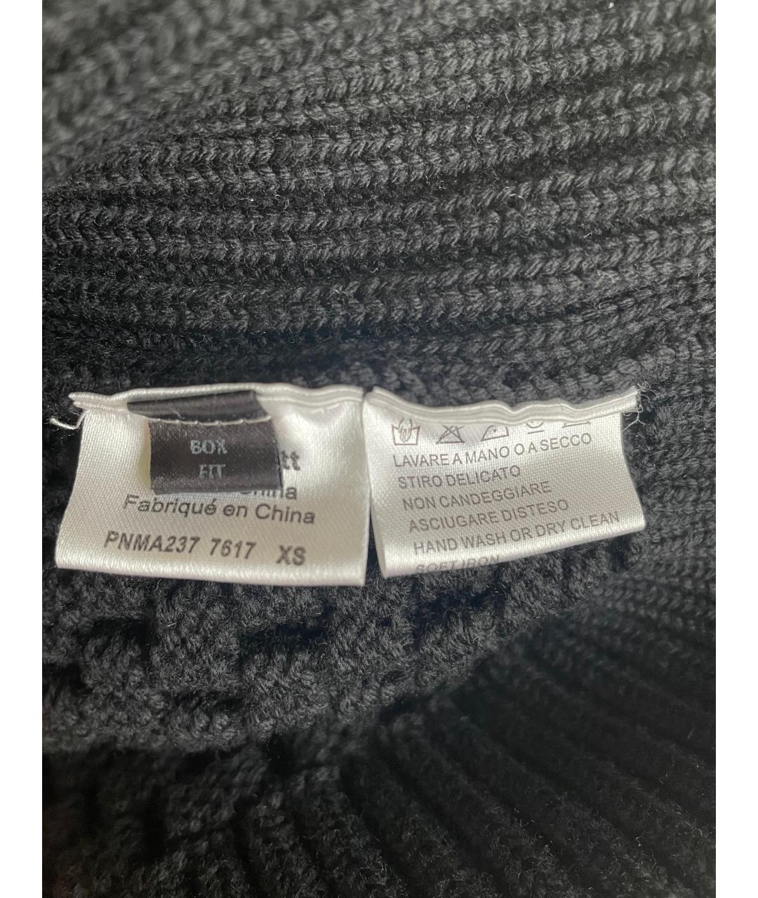 DRIES VAN NOTEN Черный шерстяной джемпер / свитер, фото 5