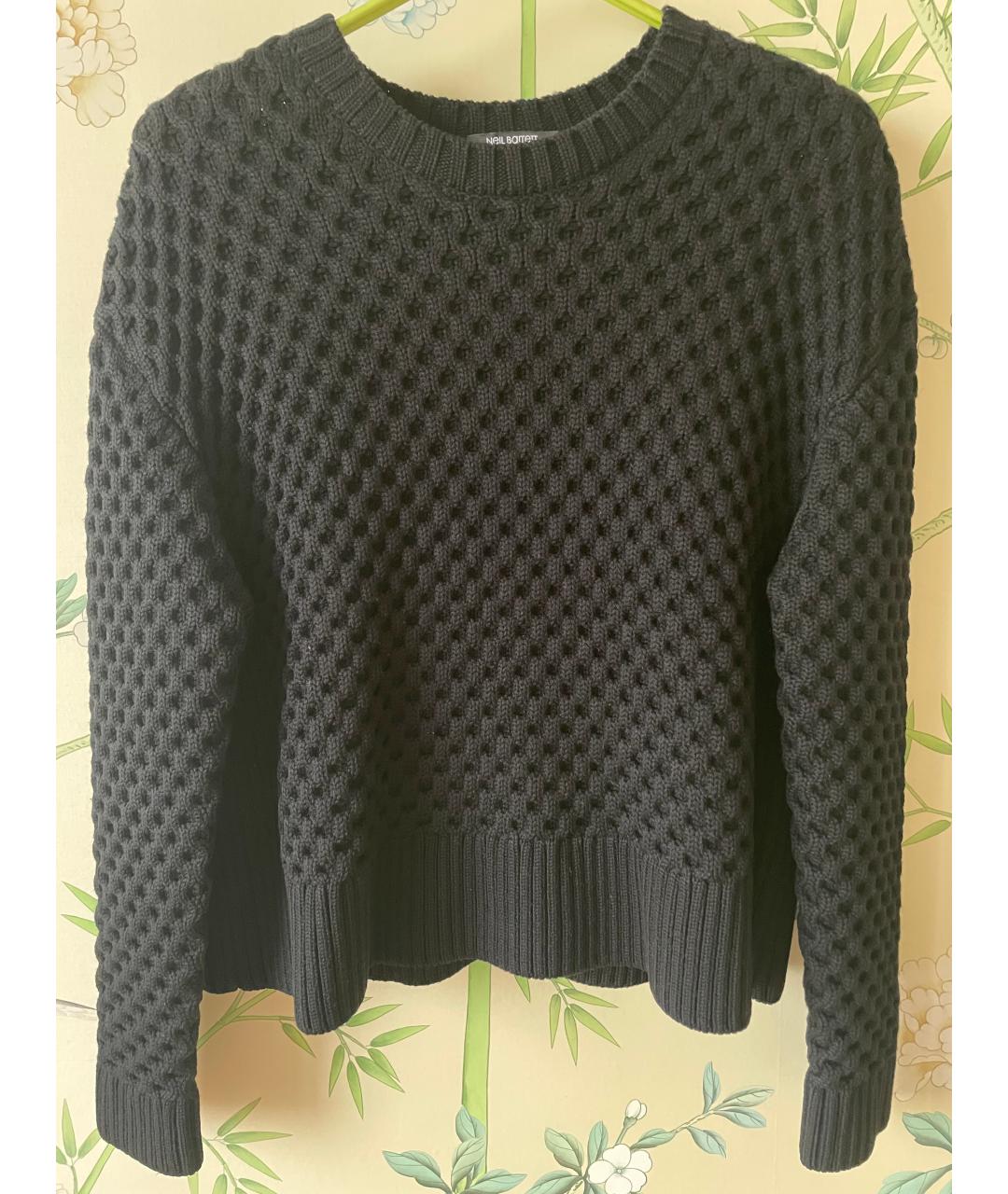 DRIES VAN NOTEN Черный шерстяной джемпер / свитер, фото 7