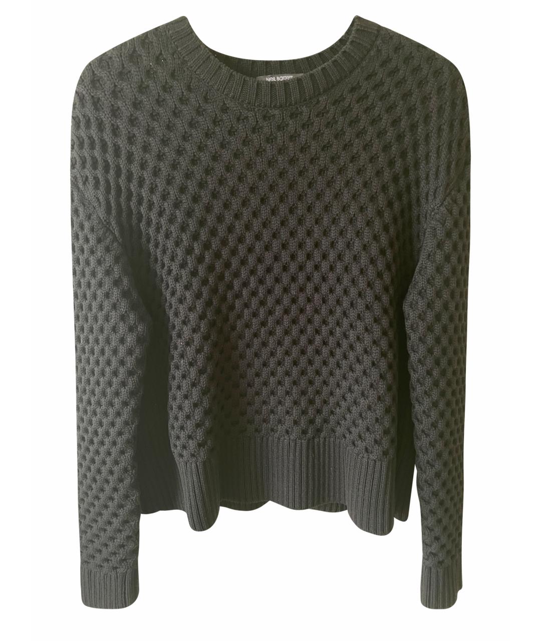 DRIES VAN NOTEN Черный шерстяной джемпер / свитер, фото 1