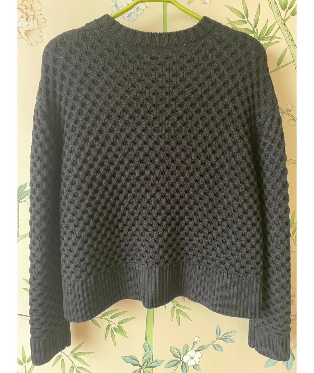 DRIES VAN NOTEN Черный шерстяной джемпер / свитер, фото 2