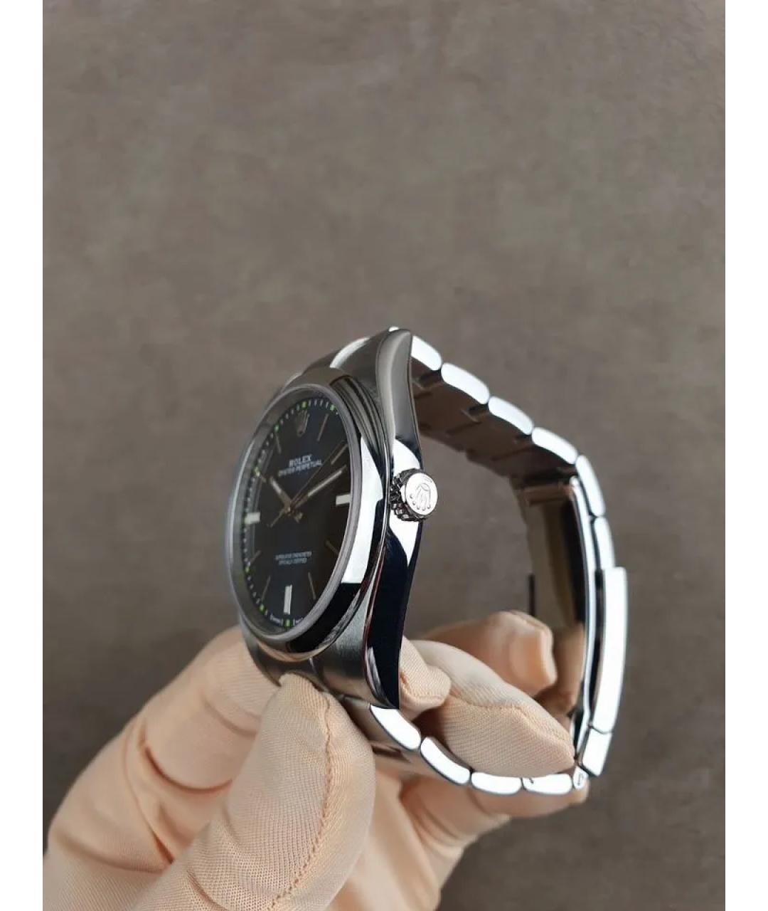 ROLEX Темно-синие часы, фото 4