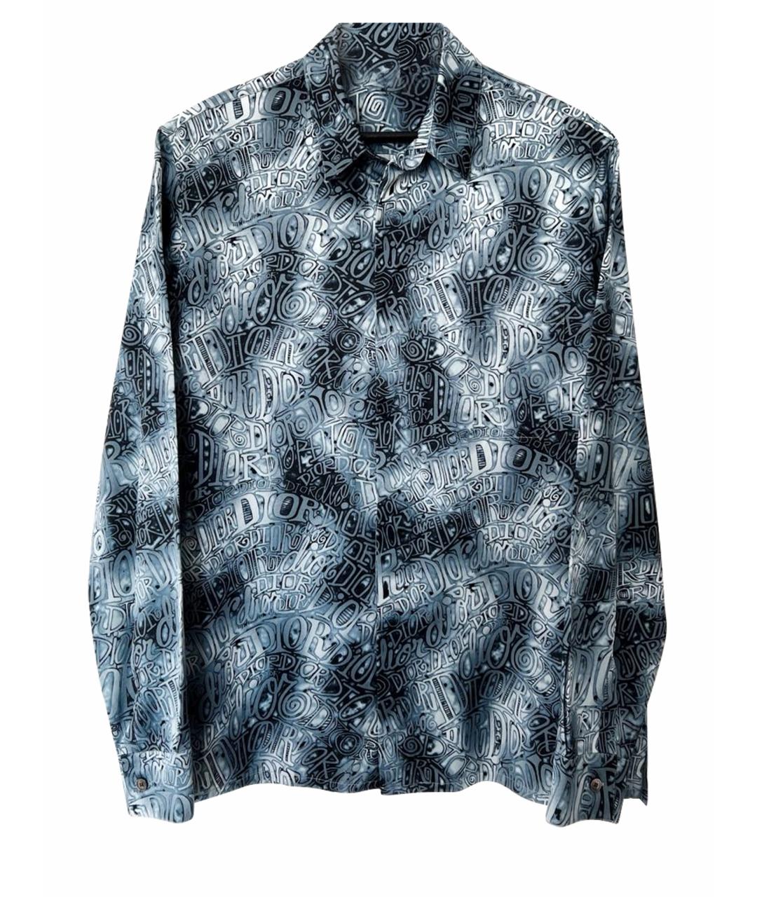 CHRISTIAN DIOR Синяя кэжуал рубашка, фото 1