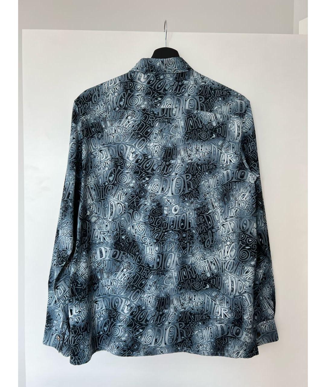 CHRISTIAN DIOR Синяя кэжуал рубашка, фото 4
