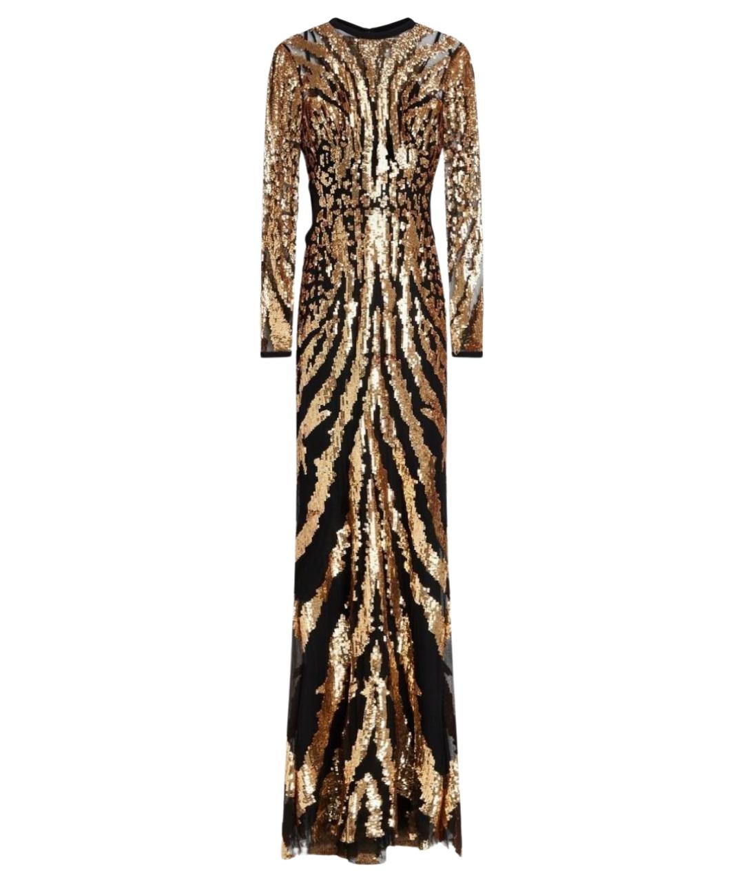 ZUHAIR MURAD Золотое коктейльное платье, фото 1