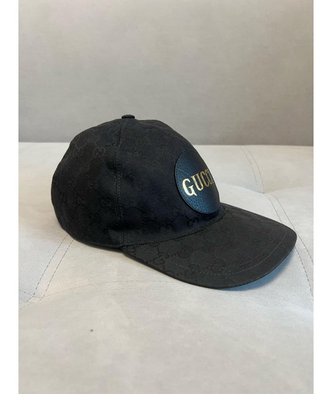 GUCCI Черная хлопковая кепка/бейсболка, фото 4