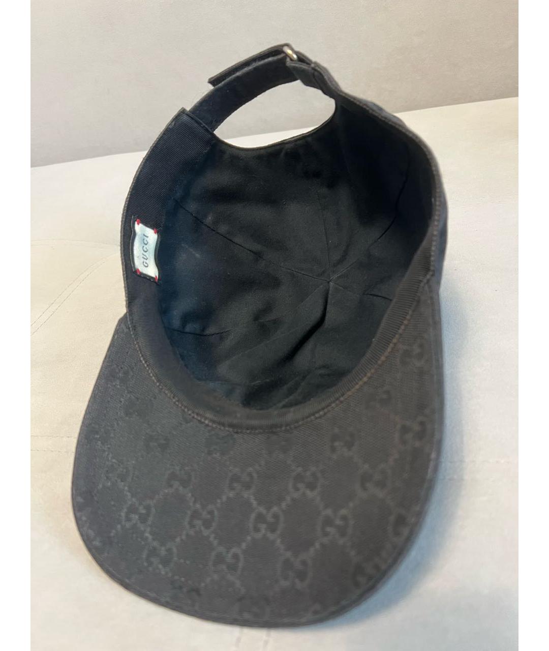 GUCCI Черная хлопковая кепка/бейсболка, фото 3