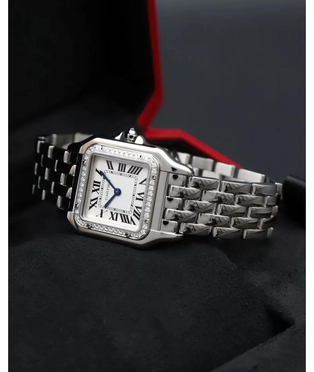 CARTIER Белые часы, фото 5
