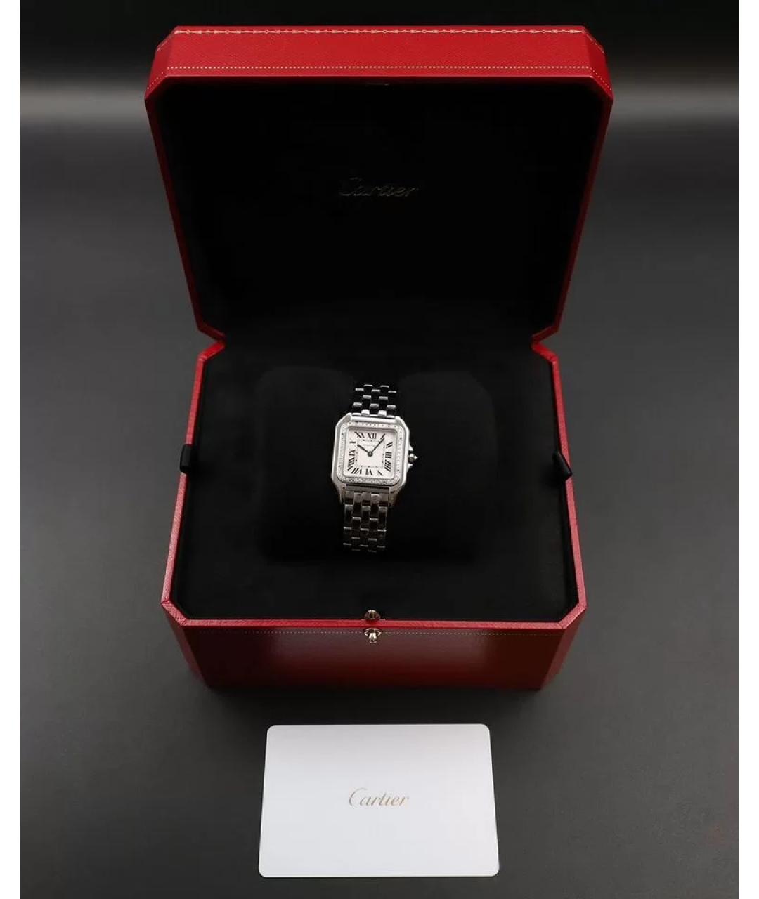 CARTIER Белые часы, фото 2