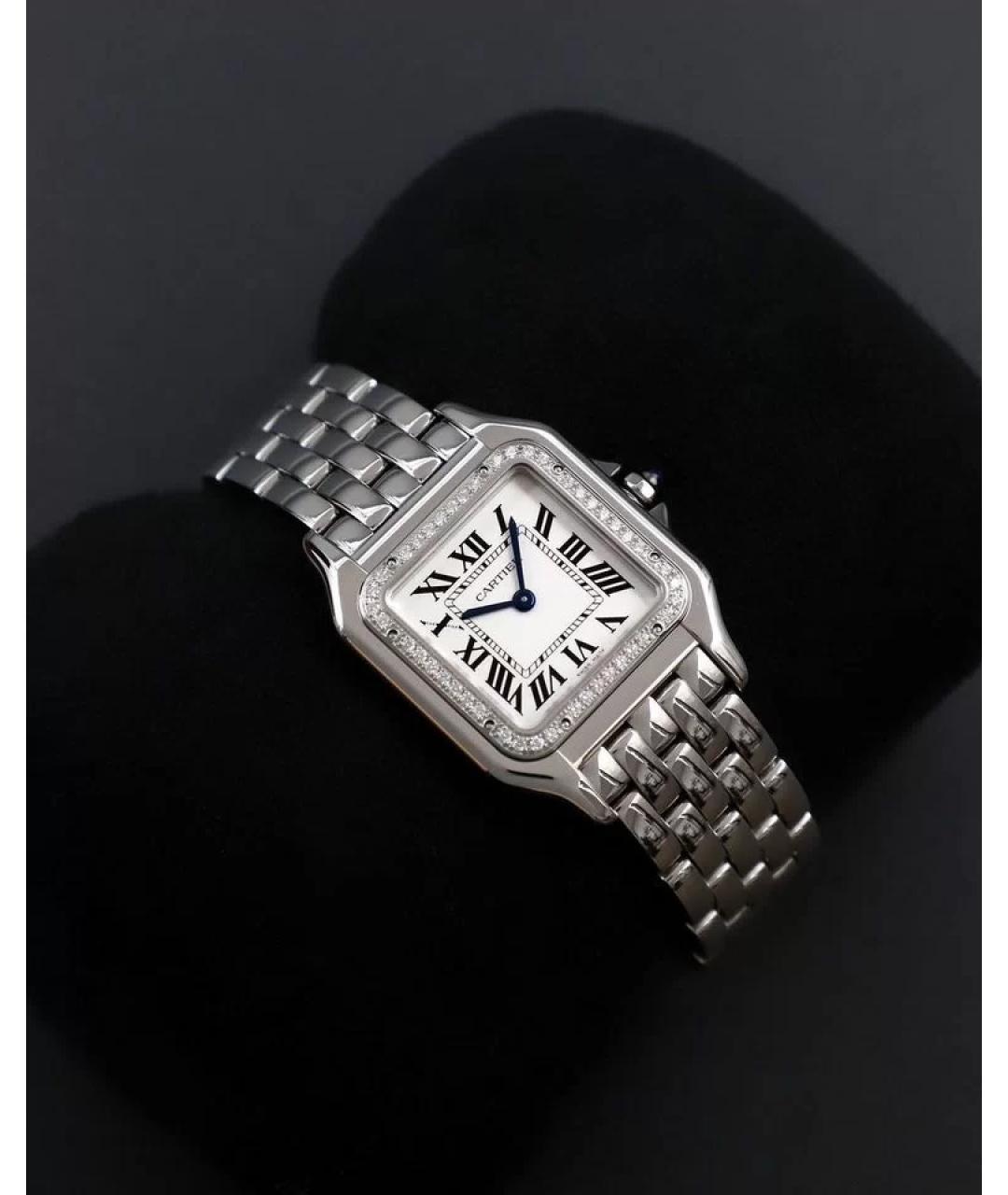 CARTIER Белые часы, фото 4