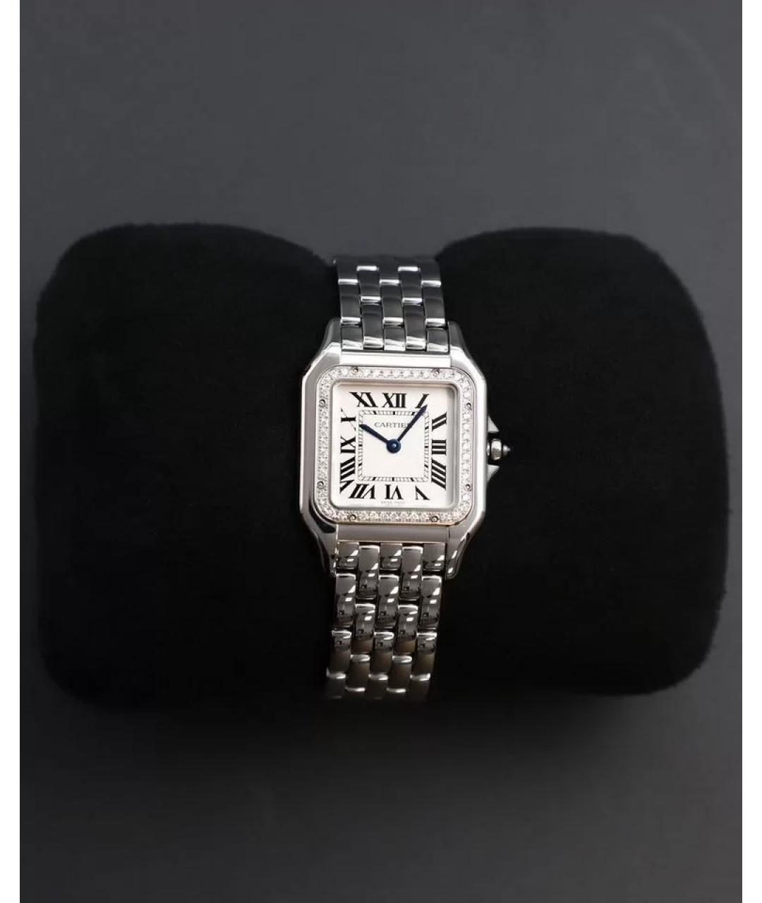 CARTIER Белые часы, фото 3