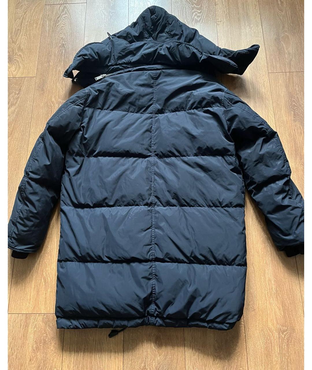 DSQUARED2 Темно-синий полиамидовый пуховик, фото 3