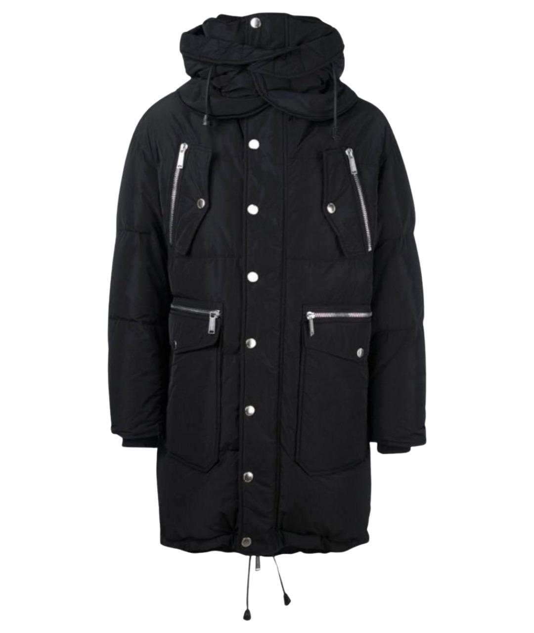 DSQUARED2 Темно-синий полиамидовый пуховик, фото 1