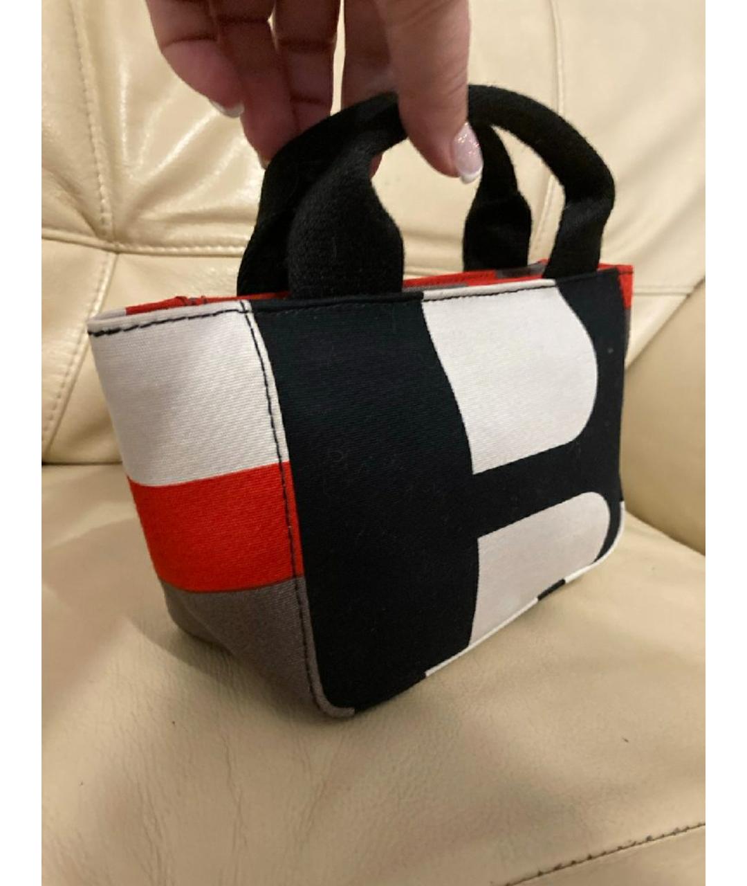 BALLY Мульти хлопковая сумка с короткими ручками, фото 2