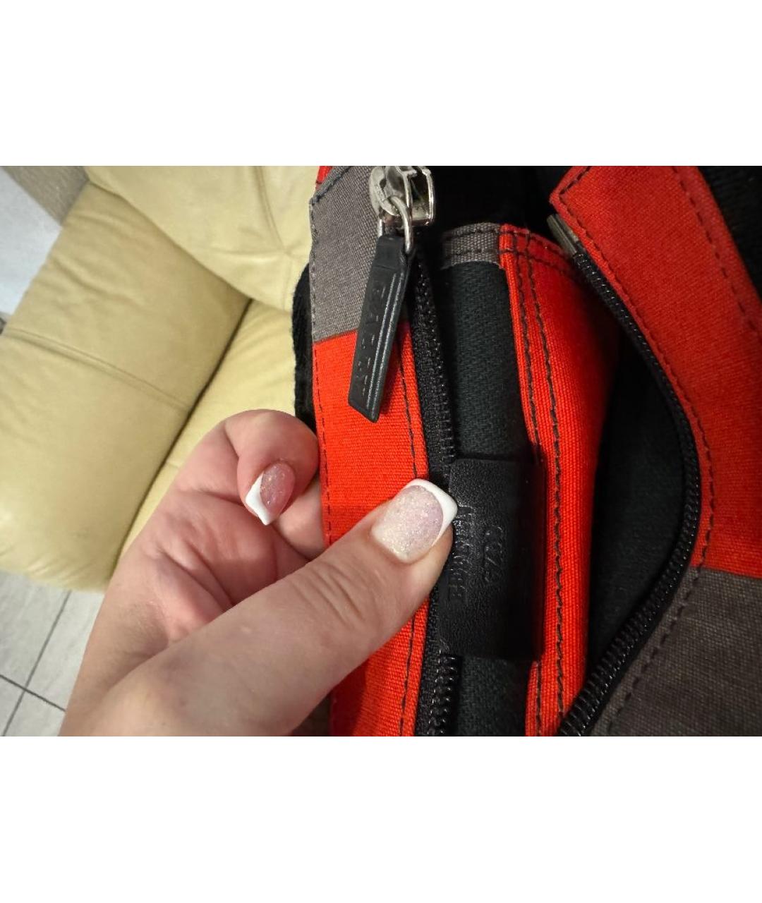 BALLY Мульти хлопковая сумка с короткими ручками, фото 6