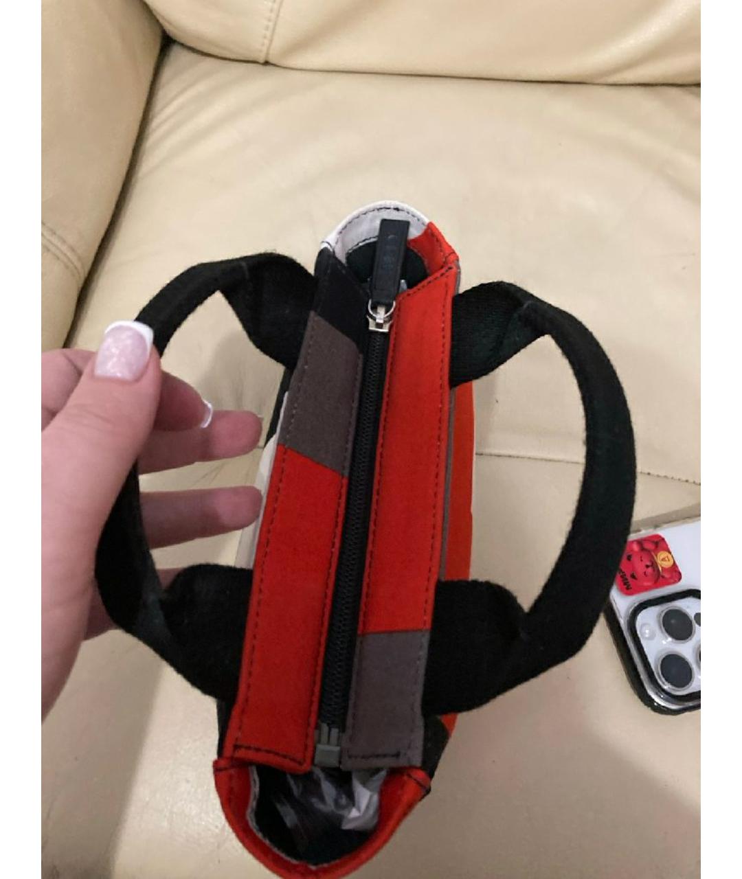 BALLY Мульти хлопковая сумка с короткими ручками, фото 4