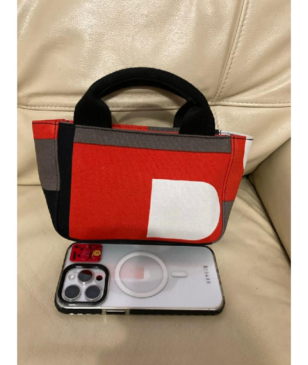 BALLY Мульти хлопковая сумка с короткими ручками, фото 3