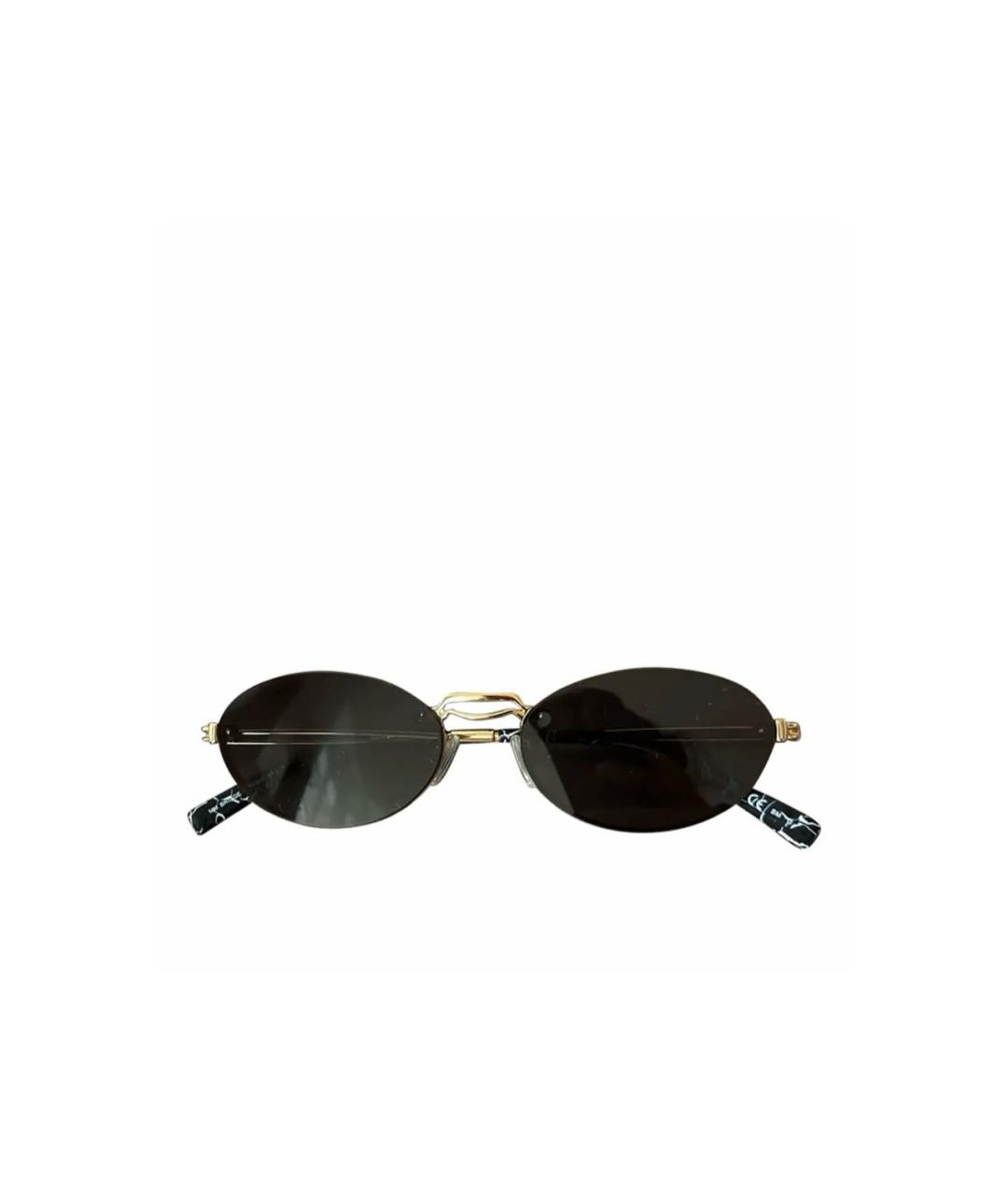 MAX MARA Черные металлические солнцезащитные очки, фото 1