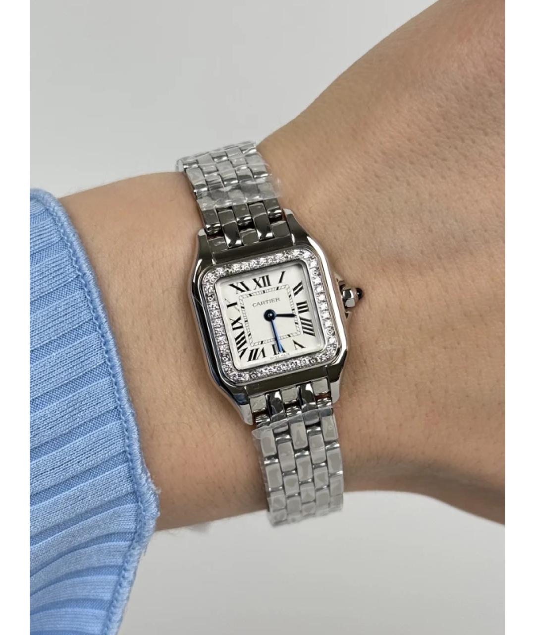 CARTIER Белые часы, фото 6