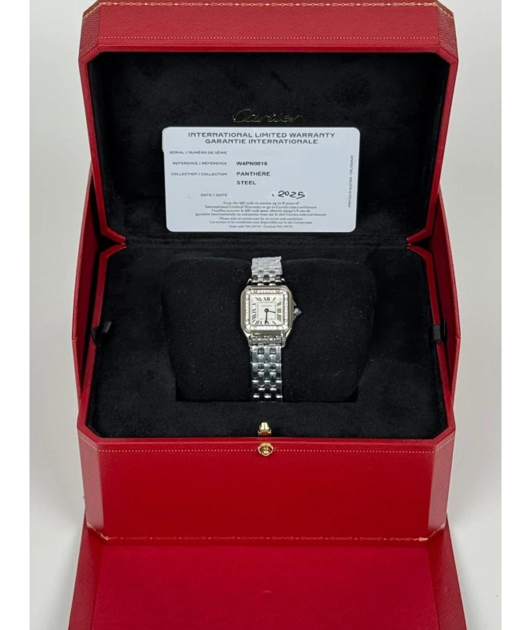 CARTIER Белые часы, фото 2