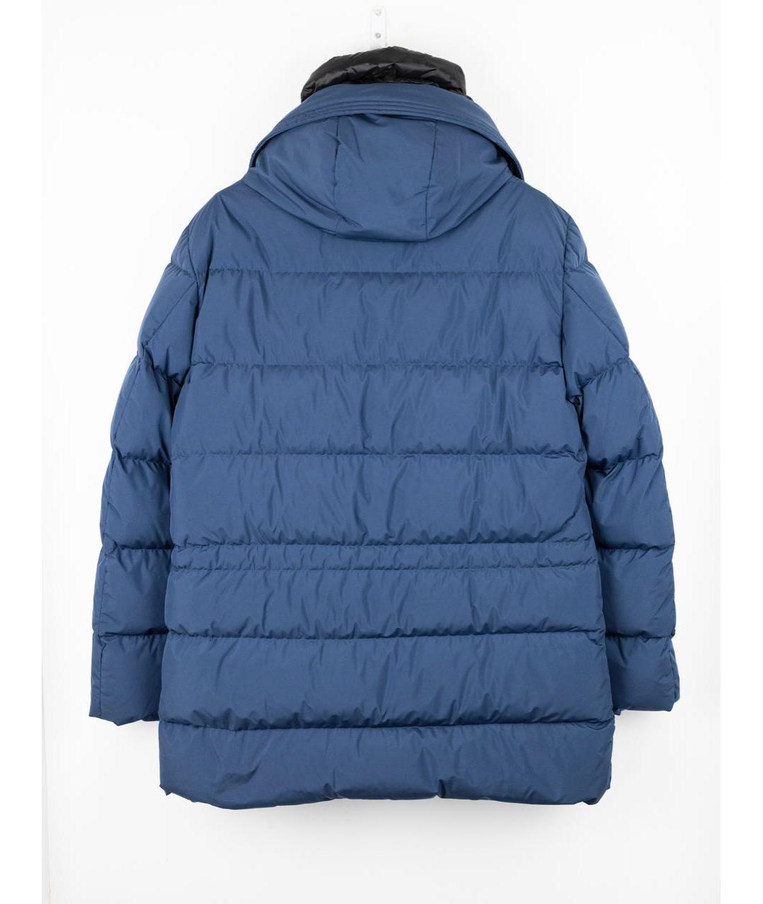 MOORER Синий полиэстеровый пуховик, фото 2