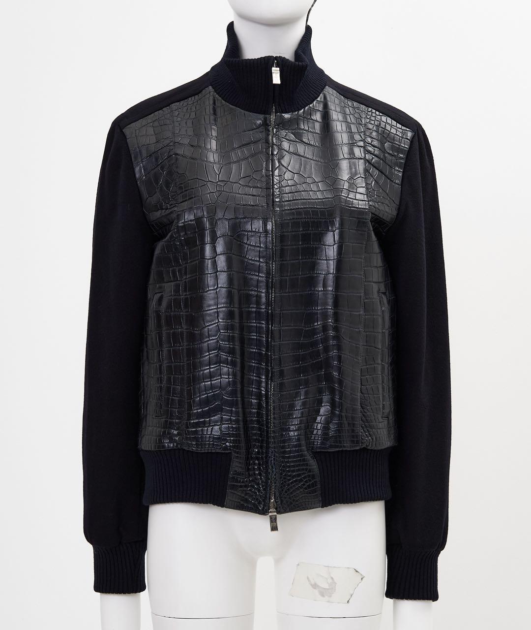 FERU Черное кожаное пальто, фото 7