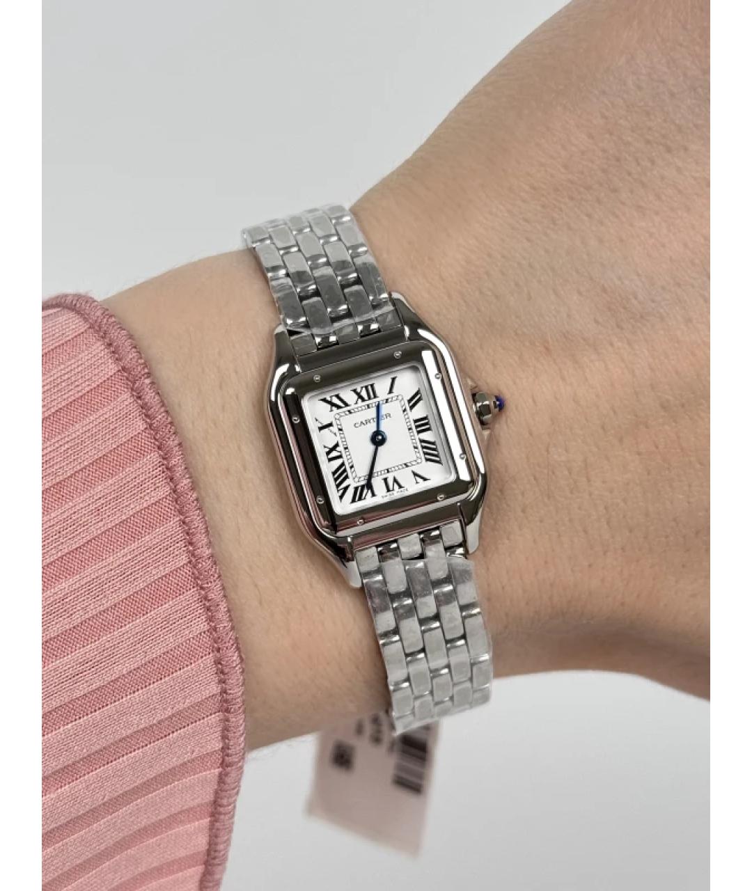 CARTIER Белые часы, фото 6