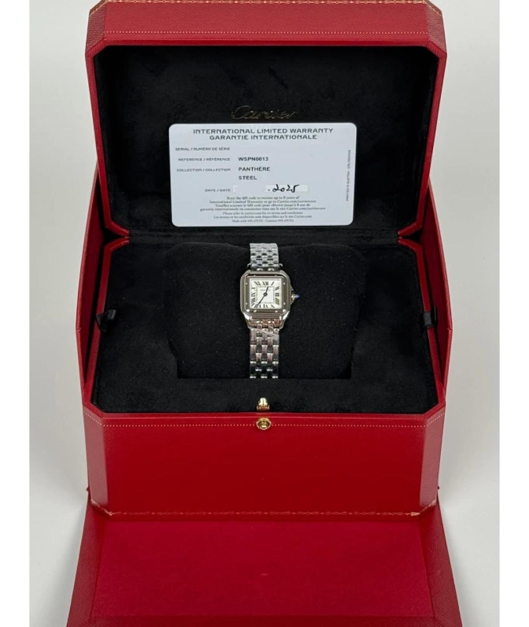 CARTIER Белые часы, фото 2