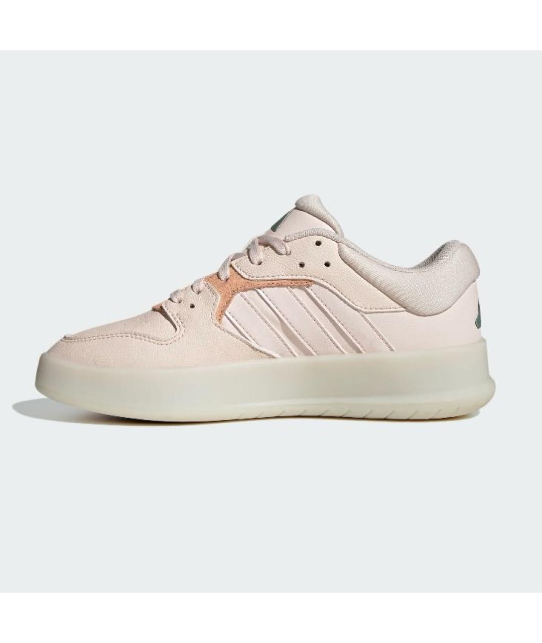 ADIDAS Коралловые кожаные кроссовки, фото 6