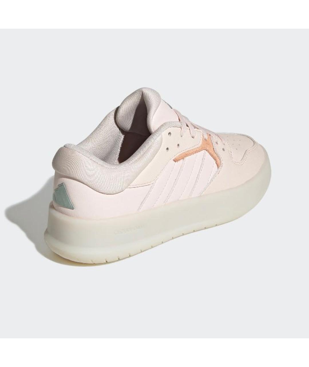 ADIDAS Коралловые кожаные кроссовки, фото 5