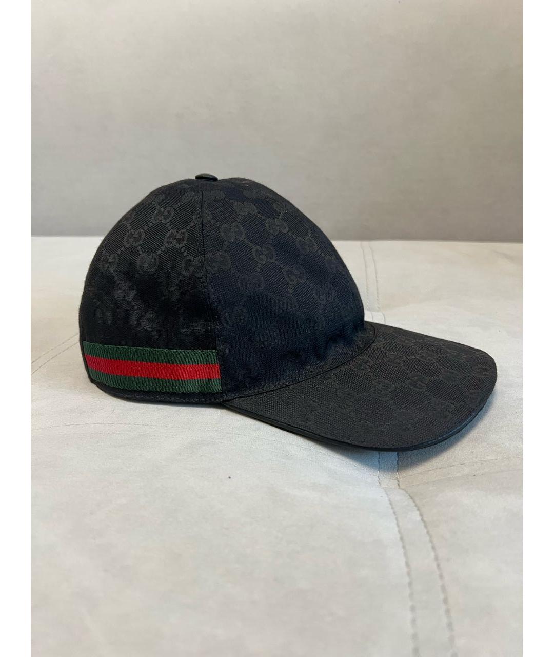 GUCCI Черная хлопковая кепка/бейсболка, фото 6