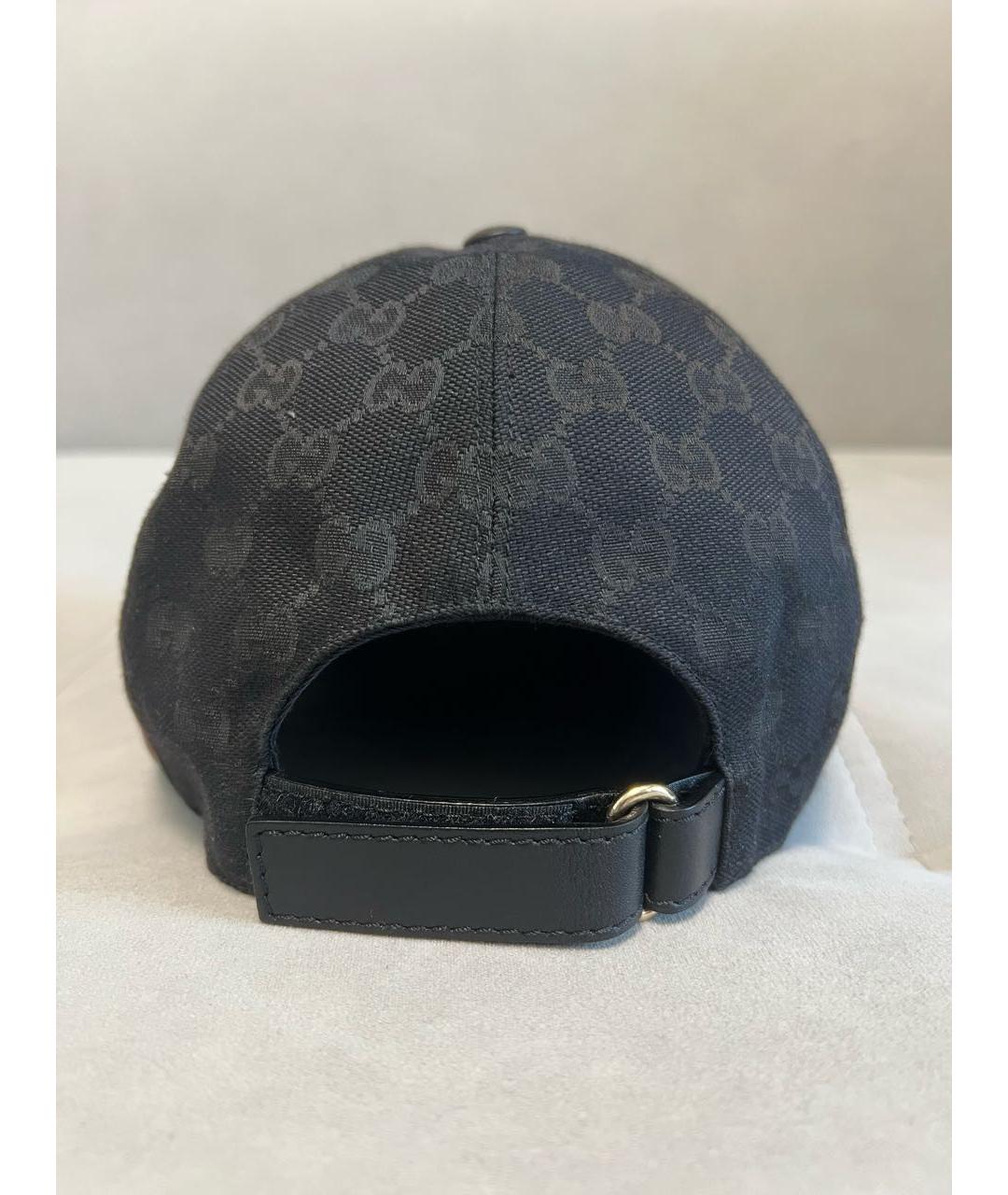 GUCCI Черная хлопковая кепка/бейсболка, фото 3