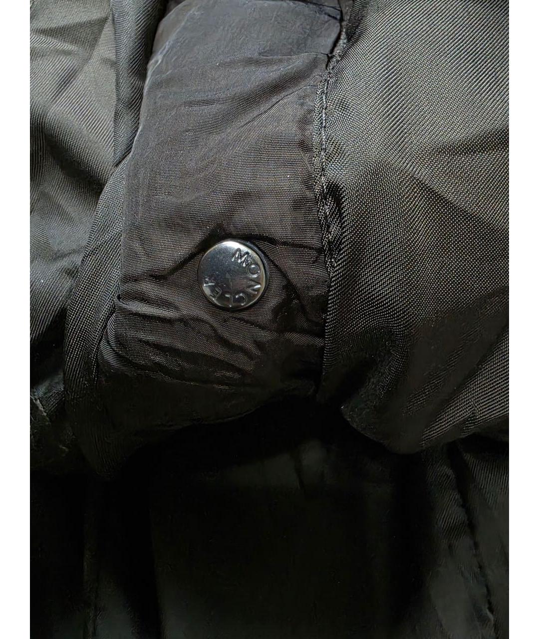 MONCLER Коричневая полиамидовая куртка, фото 4