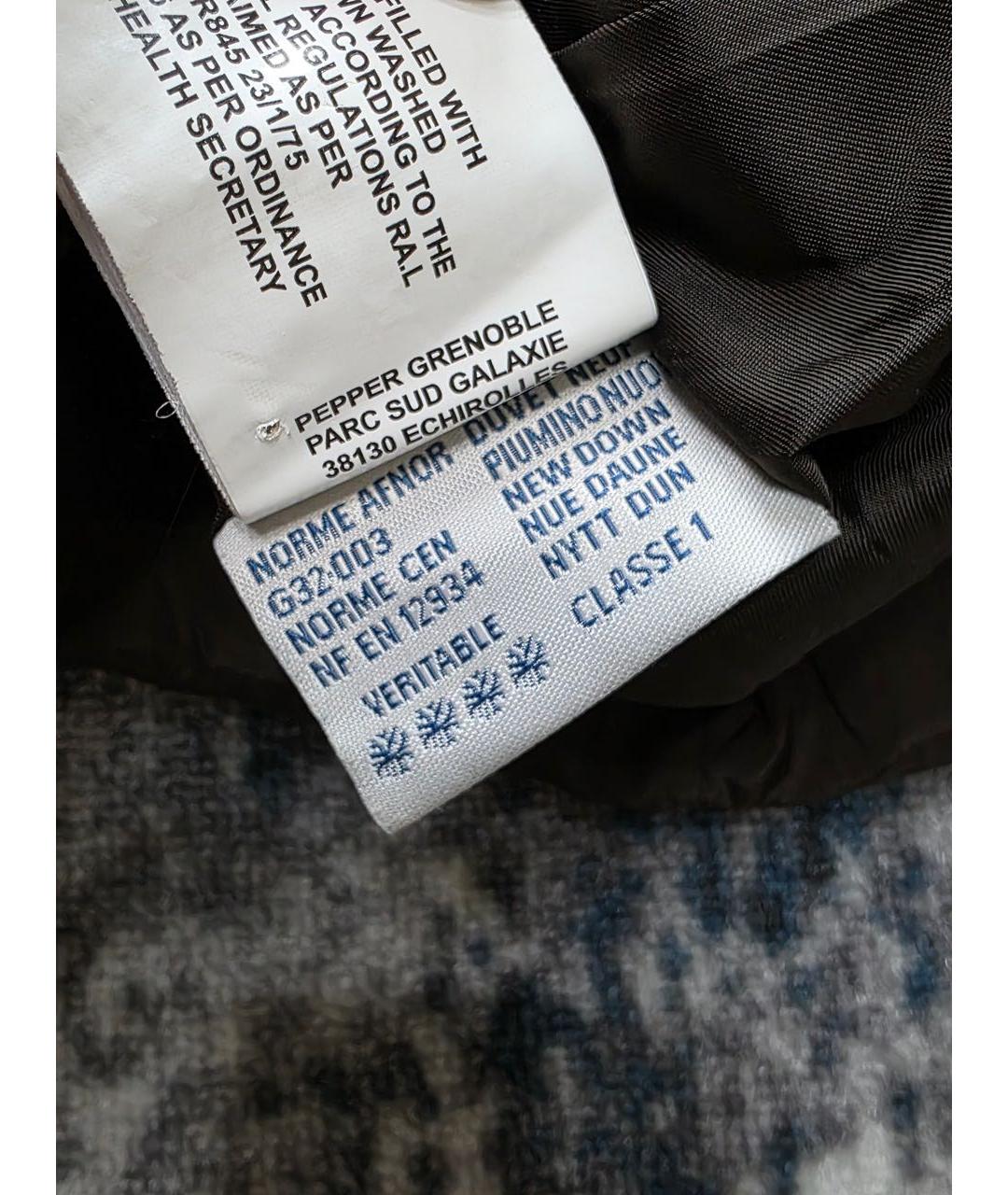 MONCLER Коричневая полиамидовая куртка, фото 6