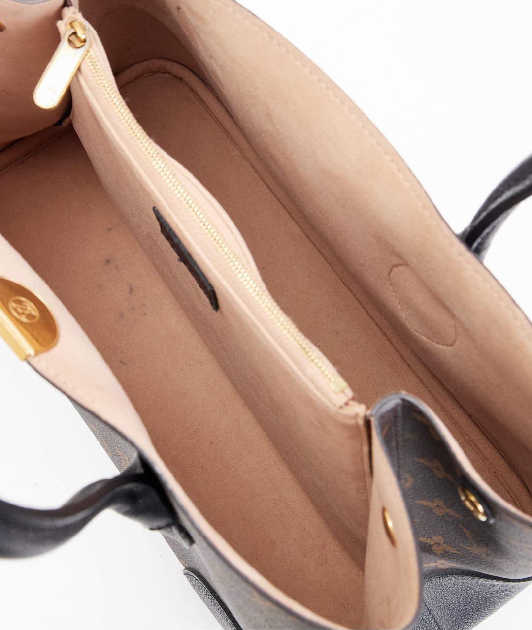 LOUIS VUITTON Коричневая кожаная сумка через плечо, фото 3