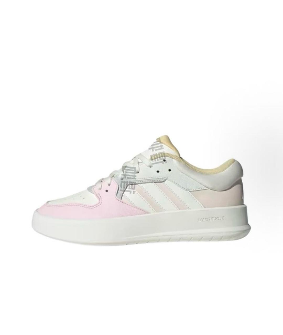 ADIDAS Бежевые кожаные кроссовки, фото 2