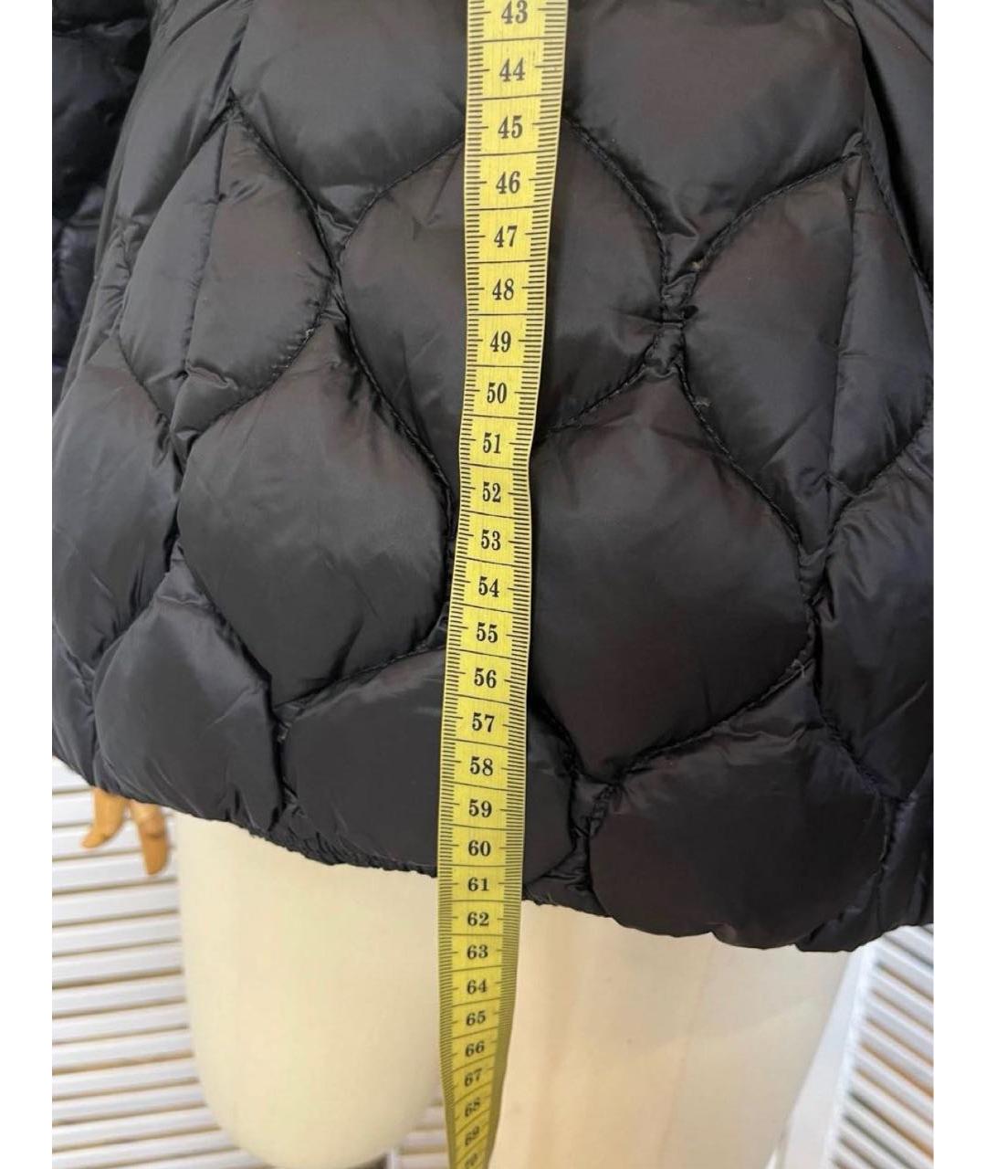 MONCLER Черный пуховик, фото 6