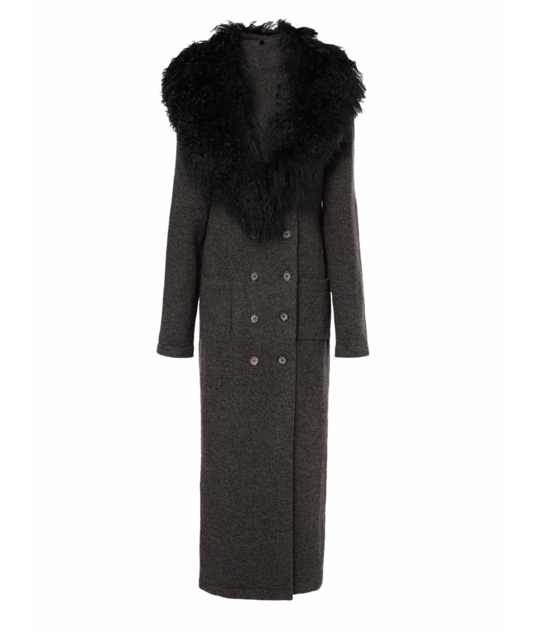 MAGDA BUTRYM Коричневое кашемировое пальто, фото 1