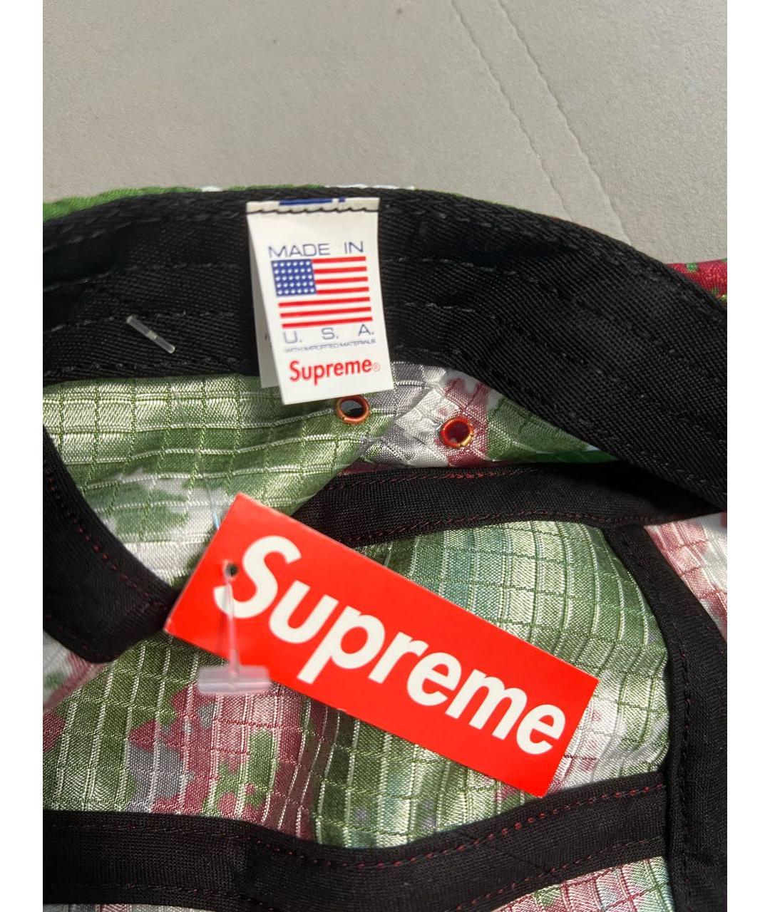 SUPREME Хаки хлопковая кепка/бейсболка, фото 4