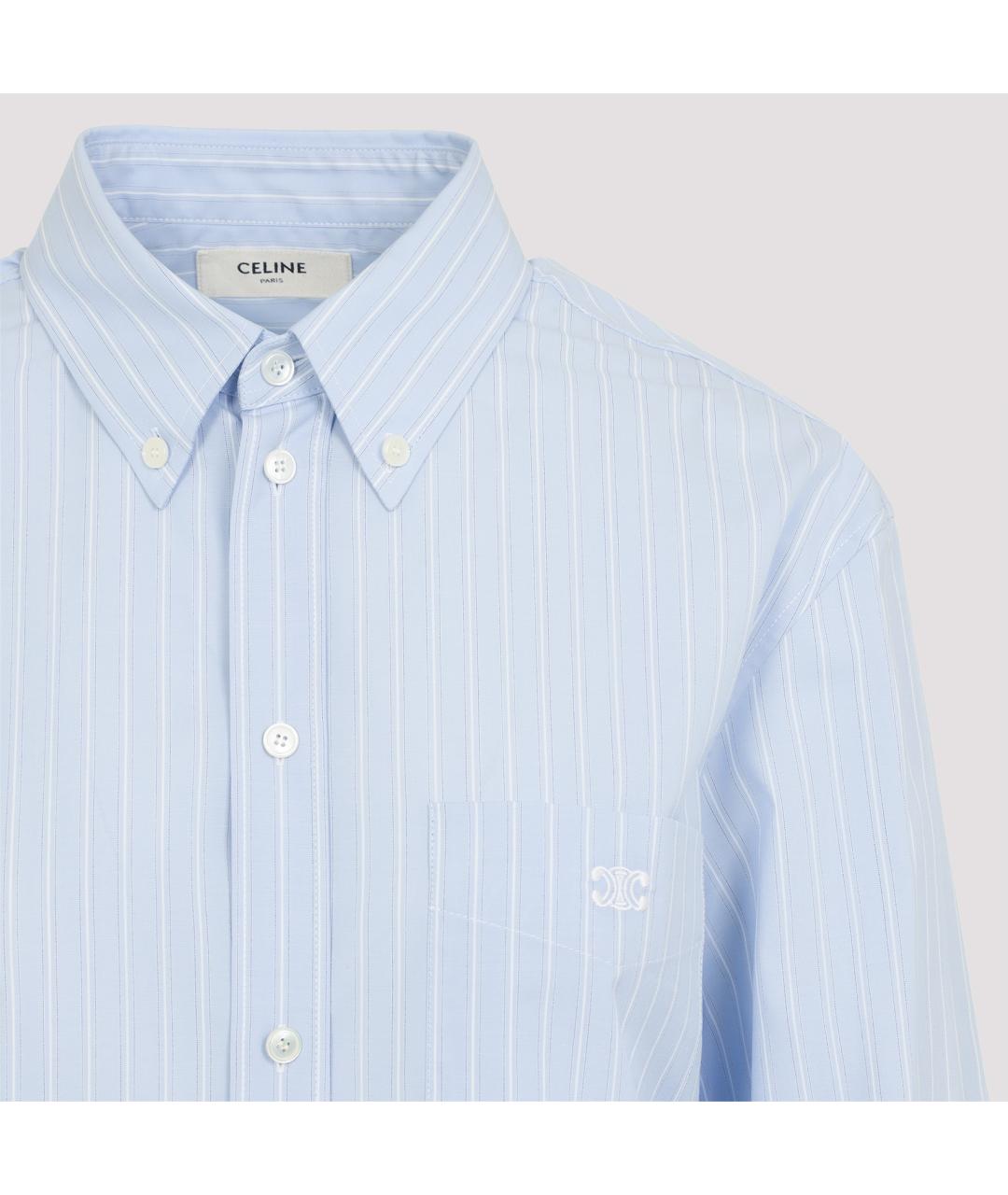 CELINE Антрацитовая хлопковая рубашка, фото 4