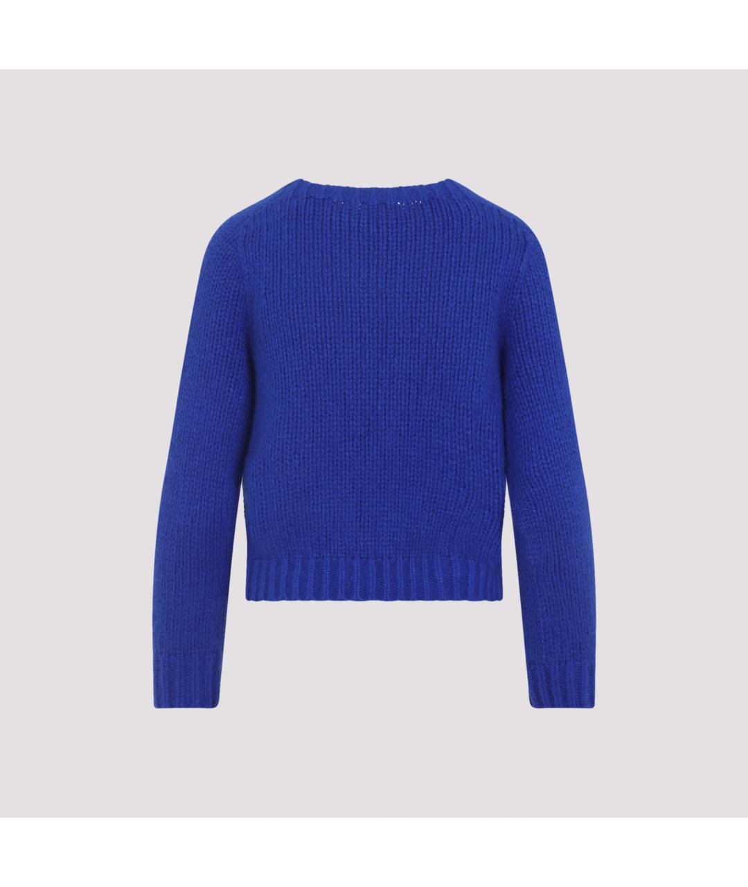 CELINE Синий кашемировый джемпер / свитер, фото 3